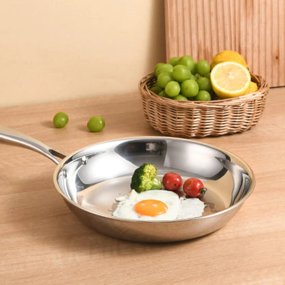 Poêle en Inox 18/10 Saine & Durable Maison Inox